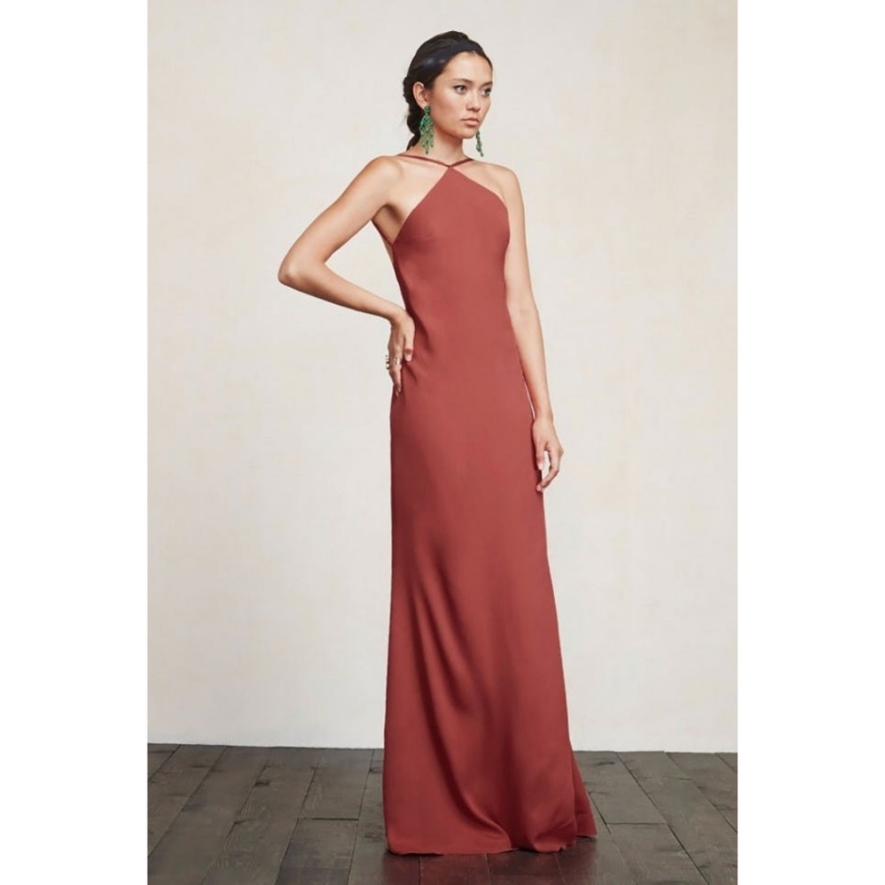 NWT REFORMATION| Fleur Dress Strawberry
